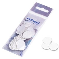 Сменные файлы (цвет: белый), размер М (20 мм), 100 грит, 50шт. №7105, ruNail