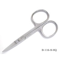 Ножницы маникюрные, Zinger, для удаления кутикулы матовые с ручной заточкой (ana-130)