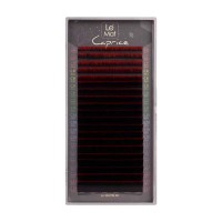 Ресницы Ombre Red Le Maitre &quot;Caprice&quot; 20 линий M 0.07 MIX 6-13 mm