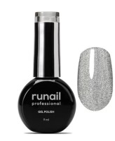 Гель-лак runail Gel Polish Cat's eye Silver, 9 мл №9771 ruNail