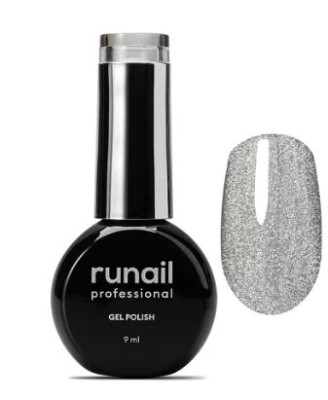 Гель-лак runail Gel Polish Cat's eye Silver, 9 мл №9771 ruNail