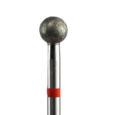 Фреза алмазная Foxy Expert 001-514-050, красная насечка шар (в блистере)