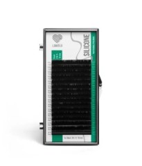 Ресницы чёрные Lovely серия "Silicone" - 16 линий - MIX C0.10 6-13мм