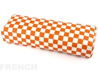 Подлокотник кожаный для рук (Шахматная доска оранжевая), TNL