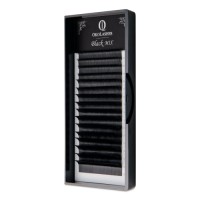 Ресницы OkoLashes серии BLACK изгиб C MIX 0.12 (8-14мм), 16 линий
