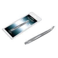 Пинцет для бровей скош. раб. края, 8,3 см) RU-0617, ruNail