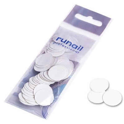 Сменные файлы (цвет: чёрный), размер М (20 мм), 240 грит, 50шт. №7035, ruNail