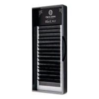 Ресницы OkoLashes серии BLACK изгиб C + MIX 0.07 (8-14мм), 16 линий