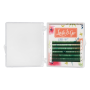 Цветные ресницы Lash&Go микс 0,10/D/8-13 mm "Зеленый" (6 линий) Цветные ресницы Lash&Go микс 0,10/D/8-13 mm "Зеленый" (6 линий)
