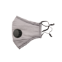 Маска-респиратор многоразовая со сменными угольными фильтрами (темно-серая)