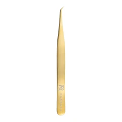 Сверхточный пинцет Barbara серия Gold Touch, тип L (45 градусов, 5 мм)