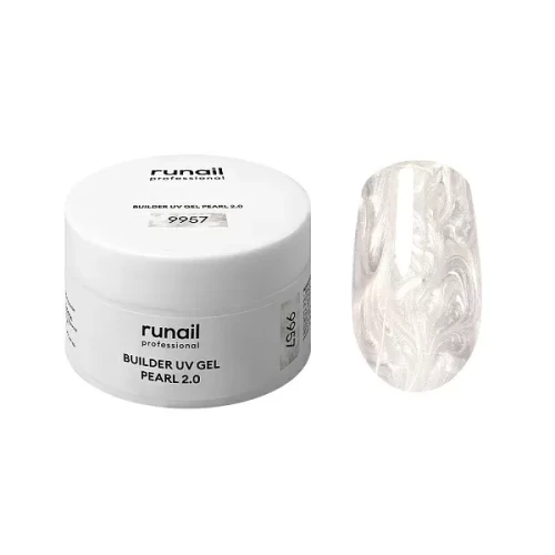 Моделирующий УФ-гель c жемчужным эффектом BUILDER UV GEL PEARL 2.0, 15г №9957 ruNail