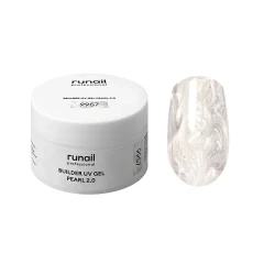 Моделирующий УФ-гель c жемчужным эффектом BUILDER UV GEL PEARL 2.0, 15г №9957 ruNail