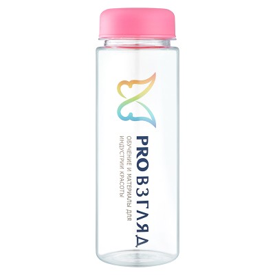 Бутылочка для воды Pro Взгляд (Розовая)