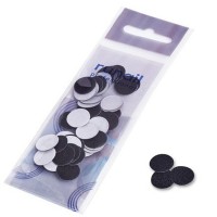 Сменные файлы (цвет: чёрный), размер S (15 мм), 180 грит, 50шт. №7031, ruNail