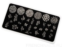 Пластина для стемпинга TNL Premium - mini plants (089)