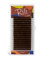 Ресницы коричневые Rili Cookie - 16 линий M 0.07 14мм