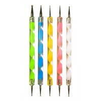 Дотс набор (дотсы), для создания дизайна на ногтях, 5шт