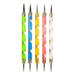 Дотс набор (дотсы), для создания дизайна на ногтях, 5шт