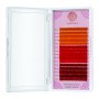 Цветные ресницы Enigma микс 0,10/C/8-12 mm "Hot sunset" (15 линий)