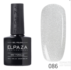 Гель-лак ELPAZA (Эльпаза) Classic №086 Серебряное Сияние , 10 мл