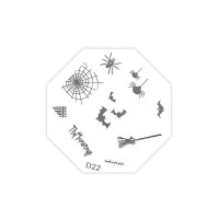 Трафарет металлический для стемпинга D-22, TNL