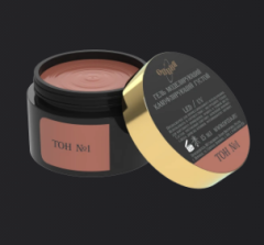 Камуфлирующий густой гель светло-розовый (тёплый) Тон №1, 15мл, Опция