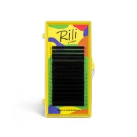 Ресницы чёрные Rili "Lovely" C 0.07 05мм - 16 линий