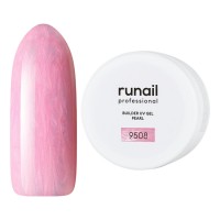 Моделирующий УФ-гель c жемчужным эффектом BUILDER UV GEL PEARL, 15г №9508, ruNail