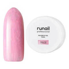 Моделирующий УФ-гель c жемчужным эффектом BUILDER UV GEL PEARL, 15г №9508, ruNail