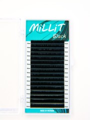 Черные ресницы Millit M 0.10 09мм 16 линий