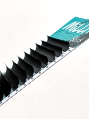 Черные ресницы Millit - MIX D+ 0.07 7-14мм 16 линий