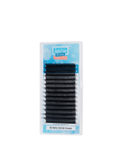 Черные ресницы Lash&amp;Go микс готовые пучки W 3D 0.10/D/8-14 mm 14 линий