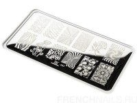 Пластина для стемпинга TNL Premium - цветы острова (8)