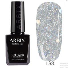 Гель-лак ARBIX (Арбикс) №138 Бриллиантовый Блеск, 10 мл