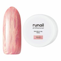 Моделирующий УФ-гель c жемчужным эффектом BUILDER UV GEL PEARL, 15г №9510, ruNail