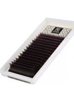 Омбре ресницы BARBARA (фиолетовые №1) МИКС D 0.10 7-15mm