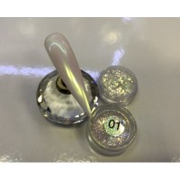 Жемчужная втирка хлопьями 01