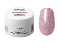 Моделирующий УФ-гель светоотражающий BUILDER UV GEL REFLECTIVE DIAMOND 2.0, 15г №9879 ruNail