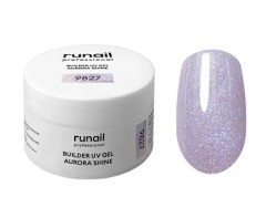 Моделирующий УФ-гель c шиммером BUILDER UV GEL AURORA SHINE, 15г №9827 ruNail