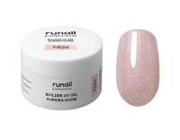 Моделирующий УФ-гель c шиммером BUILDER UV GEL AURORA SHINE, 15г №9826 ruNail