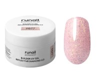 Моделирующий УФ-гель светоотражающий BUILDER UV GEL REFLECTIVE DIAMOND 2.0, 15г №9877 ruNail