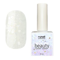 Каучуковая цветная база beautyTINT (glitter mix), 10 мл №6767, ruNail