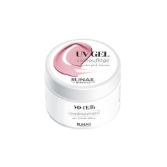 Камуфлирующий УФ-гель (цвет: Розовые небеса), 15 г №3447, ruNail