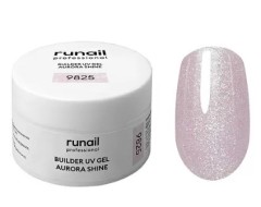 Моделирующий УФ-гель c шиммером BUILDER UV GEL AURORA SHINE, 15г №9825 ruNail