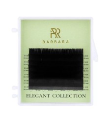 Чёрные ресницы BARBARA "Elegant" МИНИ-МИКС L+ 0.10 8-12 (6 линий)