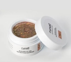 Моделирующий УФ-гель светоотражающий BUILDER UV GEL REFLECTIVE DIAMOND, 15г №9817, ruNail