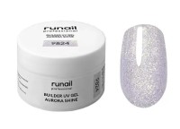 Моделирующий УФ-гель c шиммером BUILDER UV GEL AURORA SHINE, 15г №9824 ruNail