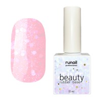 Каучуковая цветная база beautyTINT (glitter mix), 10 мл №6769, ruNail