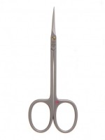Ножницы для кутикулы удлиненные с камушком; с проф.ручной заточкой, Zinger zSPr-1343-6-PB-SH-Salon